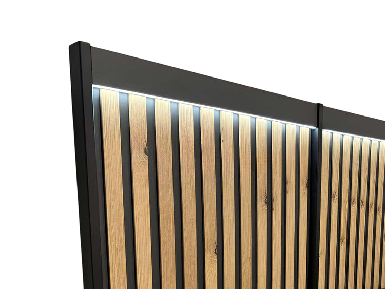 Boxspring Leon vlak incl. verlichting voorraad Boxspring Leon vlak incl. verlichting voorraad