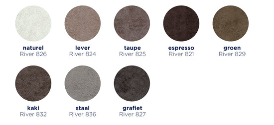 Kunstleer grof, River Kunstleer grof, River