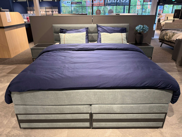 Opbergboxspring Berlijn met lade - Showroomset Opbergboxspring Berlijn met lade - Showroomset