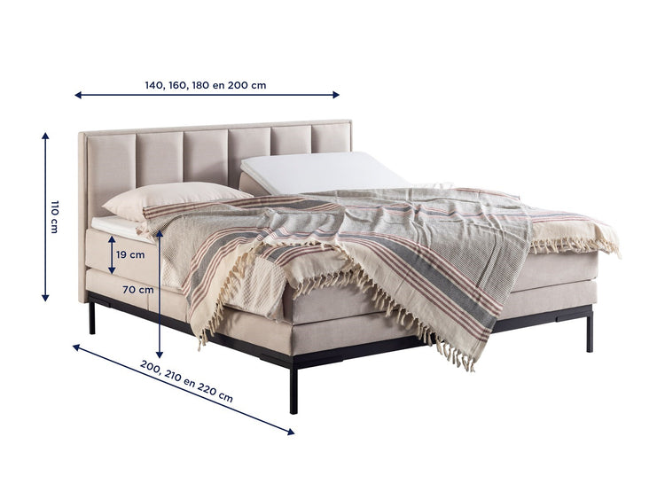 Boxspring Marseille elektrisch Boxspring Marseille elektrisch