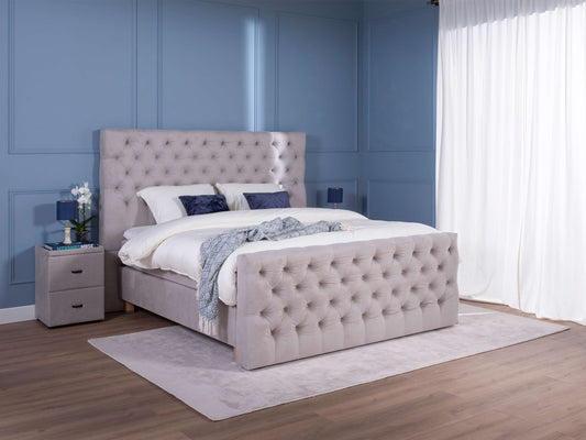 Boxspring Lulea 153cm hoog Boxspring Lulea 153cm hoog