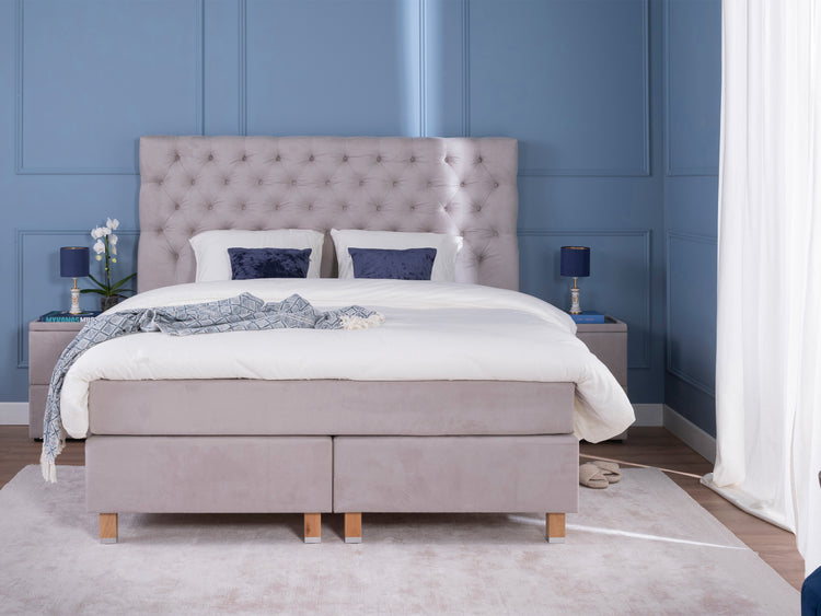 Boxspring Lulea 153cm hoog Boxspring Lulea 153cm hoog