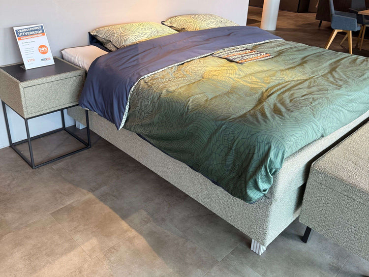 Boxspring zonder hoofdbord - Showroomset Boxspring zonder hoofdbord - Showroomset