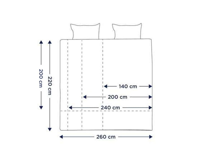 Dekbed Alexia 90% dons | enkel Dekbed Alexia 90% dons | enkel