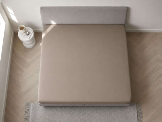 YOON hoeslaken jersey | taupe YOON hoeslaken jersey | taupe