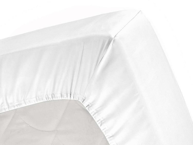 YOON molton katoen enkele split | Wit YOON molton katoen enkele split | Wit