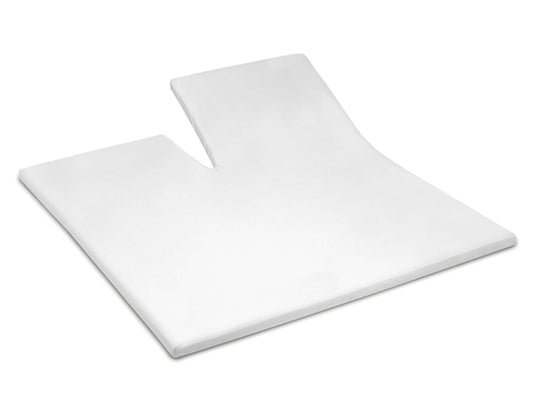 YOON molton katoen enkele split | Wit YOON molton katoen enkele split | Wit