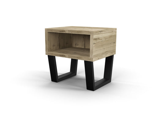 Nachtkastje Wells - open vak Nachtkastje Wells - open vak