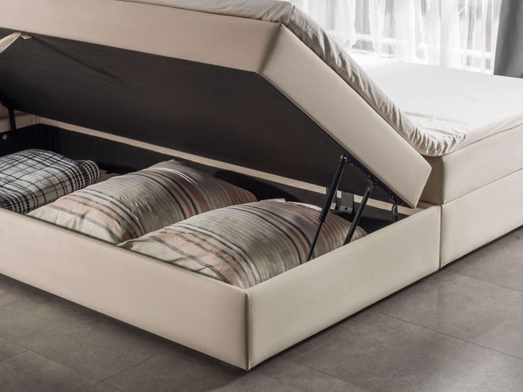 Opbergboxspring Aken met klep Opbergboxspring Aken met klep