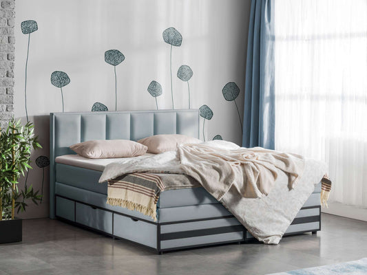 Opbergboxspring Aken met lade Opbergboxspring Aken met lade