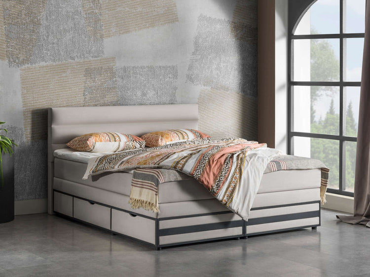 Opbergboxspring Berlijn met lade Opbergboxspring Berlijn met lade