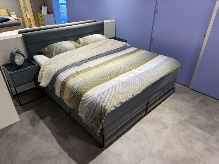 Opbergboxspring Berlijn met lade - Showroomset Opbergboxspring Berlijn met lade - Showroomset