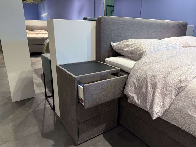 Opbergboxspring Bremen met klep - Showroomset Opbergboxspring Bremen met klep - Showroomset