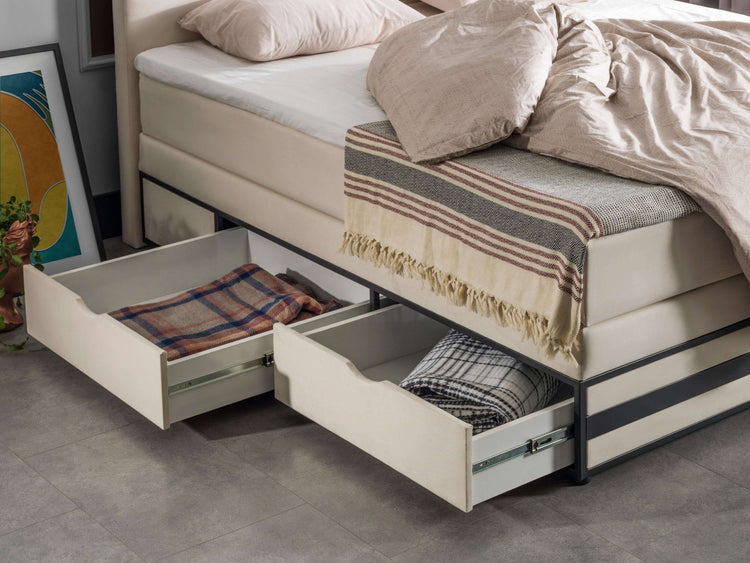 Opbergboxspring Bremen met lade Opbergboxspring Bremen met lade