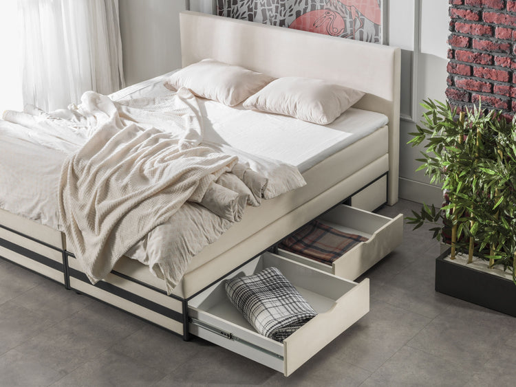 Opbergboxspring Dortmund met lade Opbergboxspring Dortmund met lade