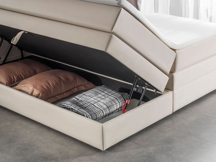 Opbergboxspring Hamburg met klep Opbergboxspring Hamburg met klep