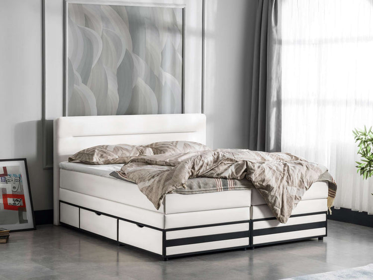 Opbergboxspring Hamburg met lade Opbergboxspring Hamburg met lade