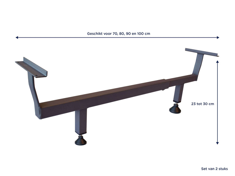 Potenset lattenbodem | 70 tot 100 cm Potenset lattenbodem | 70 tot 100 cm