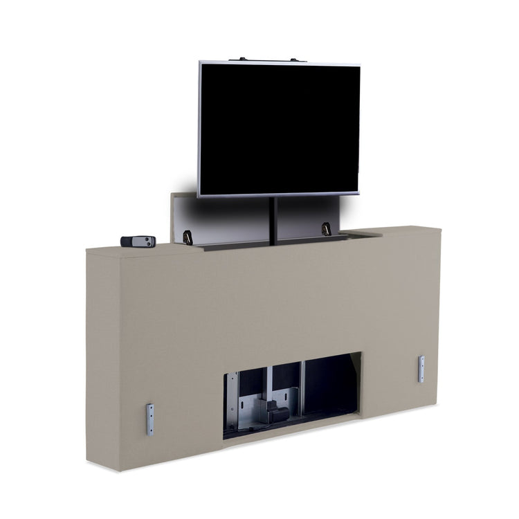 Voetbord met tv-lift Voetbord met tv-lift