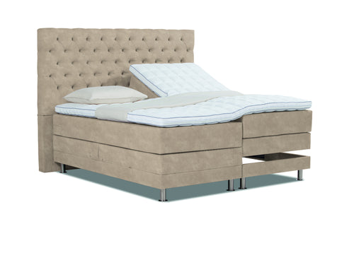 Boxspring Lulea elektrisch 153cm hoog
