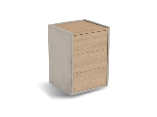 Nachtkastje Roy - front eiken
