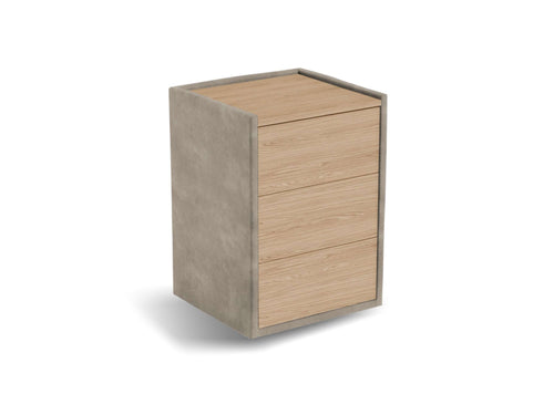Nachtkastje Roy - front eiken