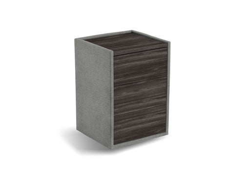 Nachtkastje Roy - front wenge