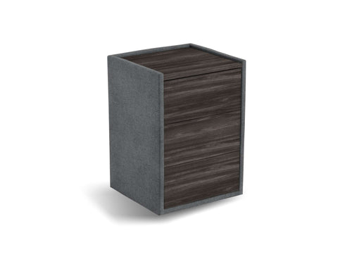 Nachtkastje Roy - front wenge