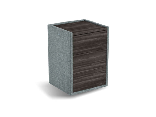 Nachtkastje Roy - front wenge