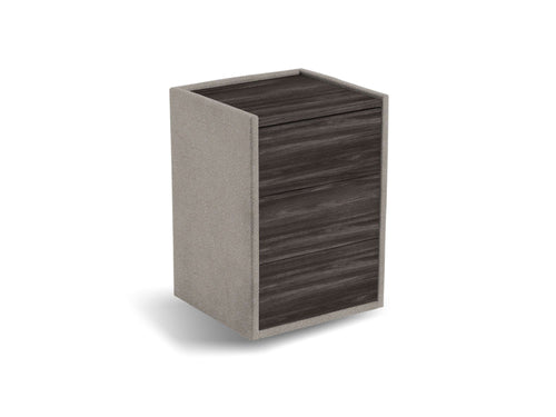 Nachtkastje Roy - front wenge