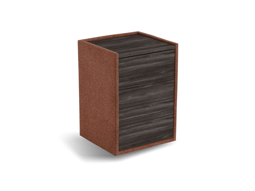 Nachtkastje Roy - front wenge
