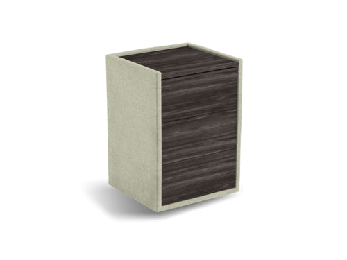 Nachtkastje Roy - front wenge