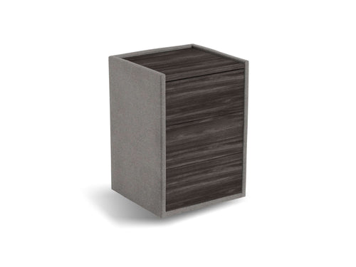 Nachtkastje Roy - front wenge