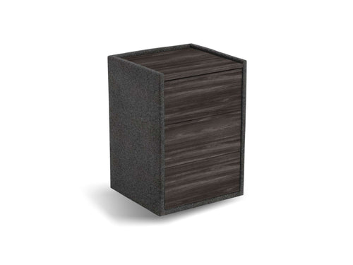 Nachtkastje Roy - front wenge