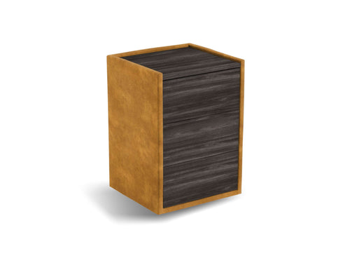 Nachtkastje Roy - front wenge