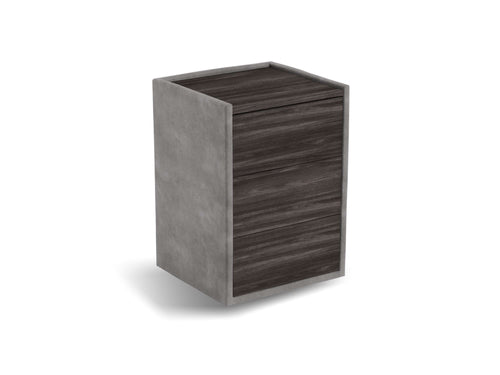 Nachtkastje Roy - front wenge