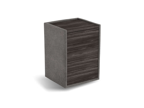 Nachtkastje Roy - front wenge