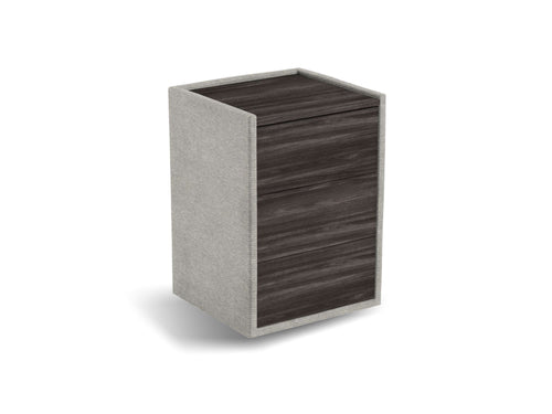 Nachtkastje Roy - front wenge