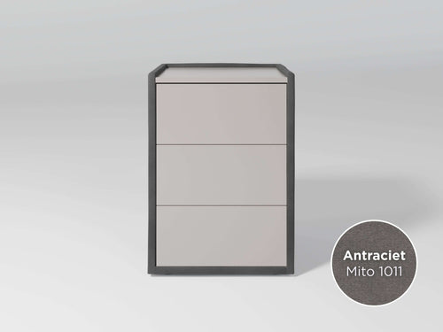Nachtkastje Roy - front taupe
