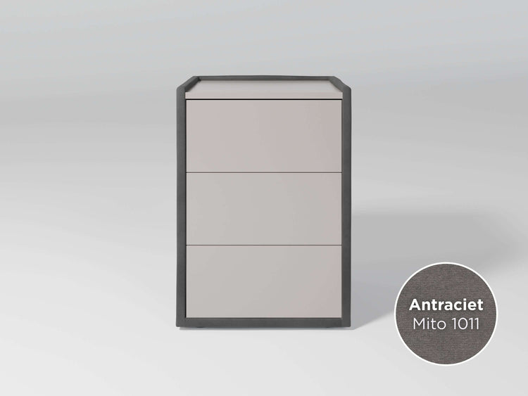 Nachtkastje Roy - front taupe