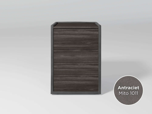 Nachtkastje Roy - front wenge