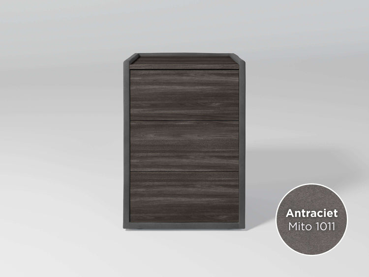 Nachtkastje Roy - front wenge