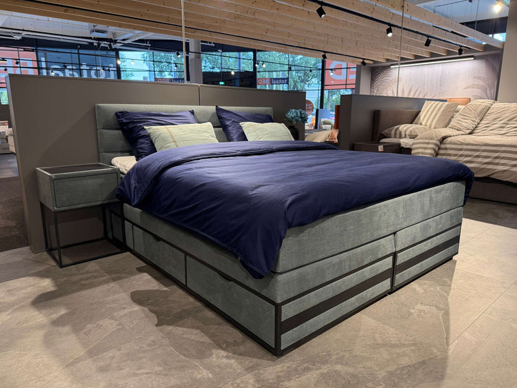 Opbergboxspring Berlijn met lade - Showroomset