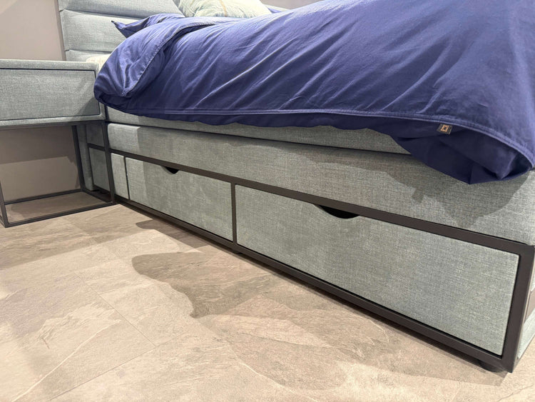 Opbergboxspring Berlijn met lade - Showroomset