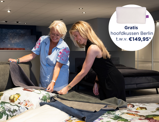 Gratis hoofdkussen cadeau