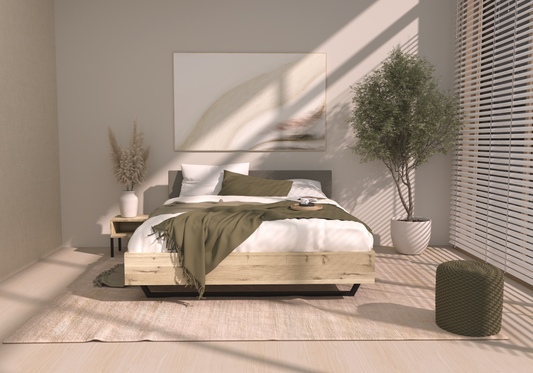 Bed Hull | gestoffeerd hoofdbord