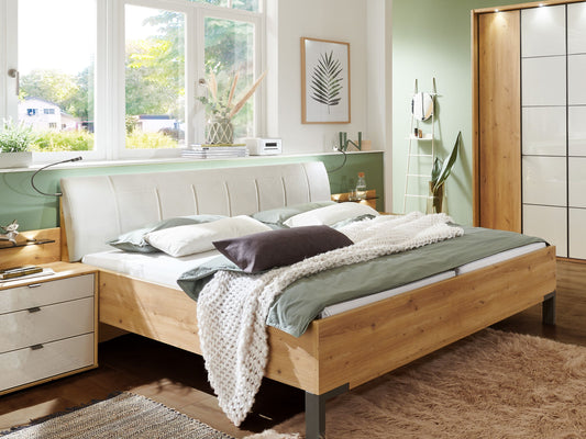 Bed Rota | leren hoofdbord