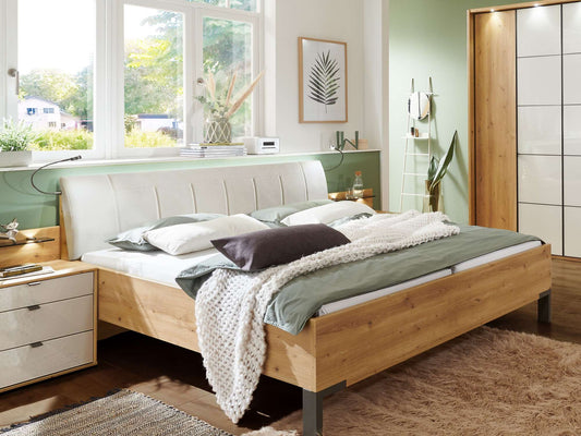 Bed Rota | leren hoofdbord
