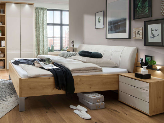 Bed Rota | leren hoofdbord