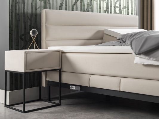 Boxspring Bordeaux elektrisch
